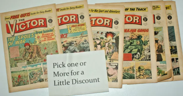 The Victor Comic - 1960 to 1969 - Pick One or More - AA002