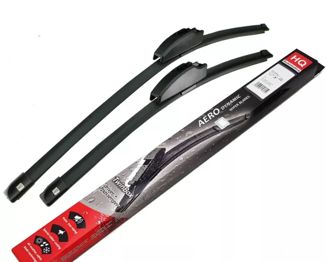 Wiper Blades Fit Audi A4 S4 B5 B6 Front 19-inch 21-inch Flat Aero Wiper Blades