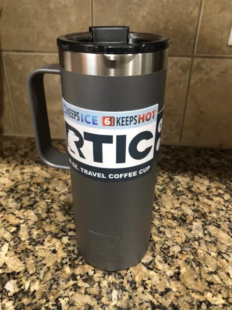 RTIC 20oz Coffee Mug w/Handle Portable Travel Thermal Cup Vacuum insulated (NEW)