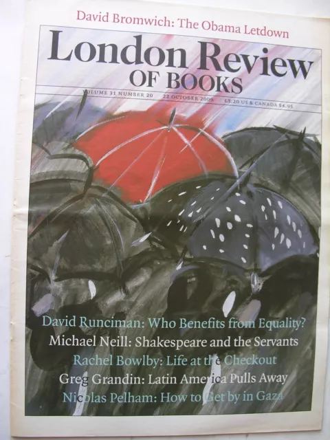 LONDON REVIEW OF BOOKS October 2009 Barack Obama Beaumarchais Frank Auerbach