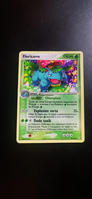 Florizarre 28/100 Rare Non Holo Ex Gardiens de cristal - Carte pokémon Français