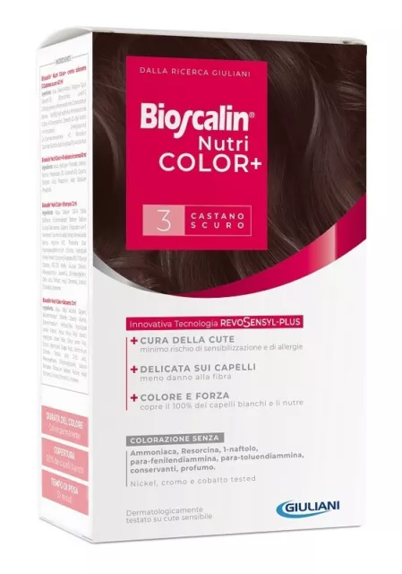 Bioscalin® NutriColor+ 3 Castano Scuro Giuliani 1 Kit