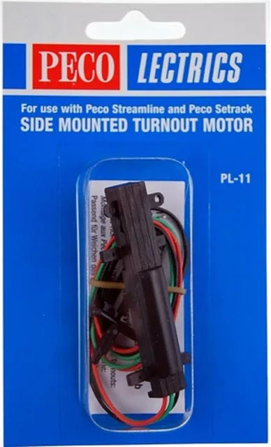 PECO PL-11 ~ HO Scale ~ Side Mounted Switch Machine Turnout Motor ~ New 2024