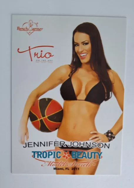 BenchWarmer 2011 Tropic Beauty Model Search Jennifer Johnson Commem. Promo #1