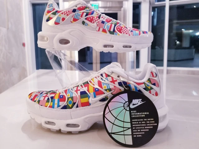 AIR MAX Plus Tn Nic QS Tuned World Flags White Multi (AO5117-100) $199.99 - PicClick