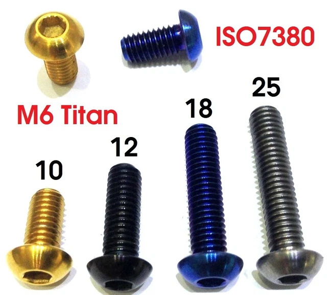 Viti Titanio Grado 5 Lega TC4 Bulloni In Titanio DIN6921 M10 - Varianti Lunghezza Da 30 A 100 Mm, Confezione Da 6 Pezzi, Grado 5 Vite Testa Esagonale Lega TC4 Grado 5 Viti Titanio Grado 5 Lega TC4 Bulloni In Titanio DIN6921 M10 - Varianti Lunghezza Da 30 A 100 Mm, Confezione Da 6 Pezzi, Grado 5 Vite Testa Esagonale Lega TC4 Grado 5