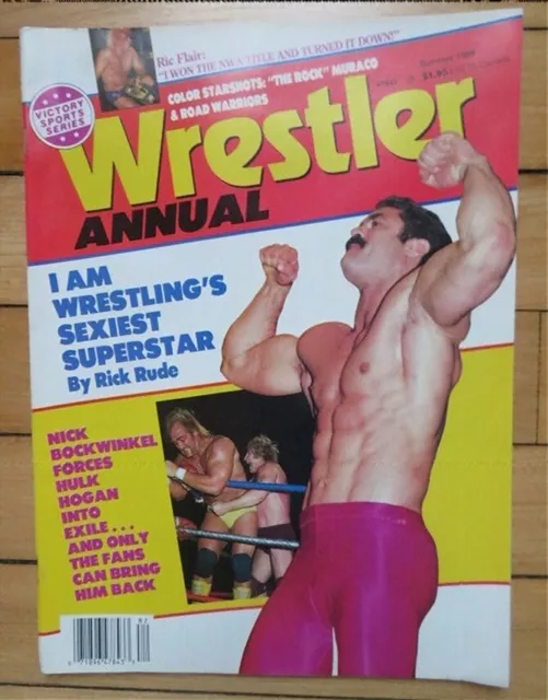 Vintage Wrestler Annual Magazine Summer 1988 Hulk Hogan Flair Rick Rude Cover