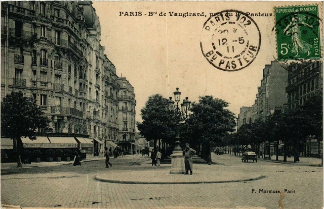 CPA PARIS 15e Boulevard du Vaugirard. Pris du Bd Pasteur P. Marmuse (479963)