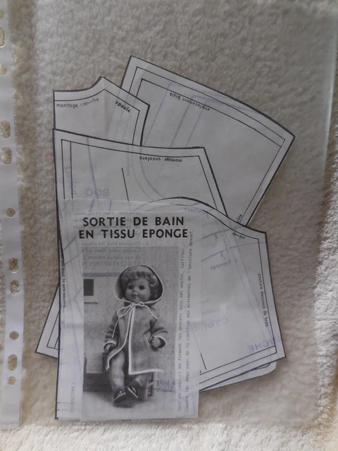 patron MODES ET TRAVAUX 01/1977 poupée Marie Françoise