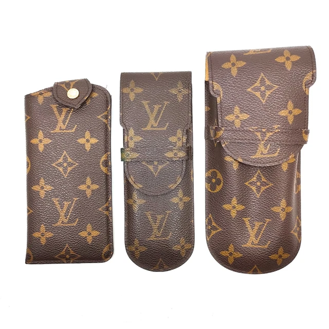 Louis Vuitton LV Pen Case 3 pieces set Eye Glasses Case  Monogram 3105293