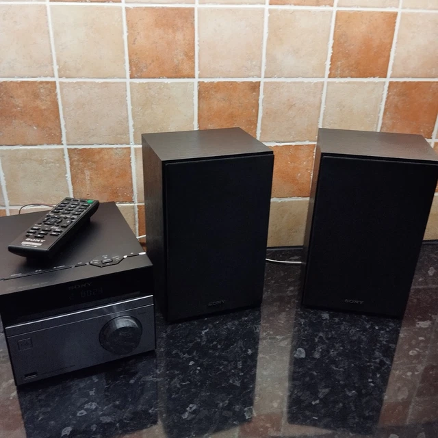 SONY CMTS20 MICRO Mini HiFi Home Audio System Aux CD Player FM Radio