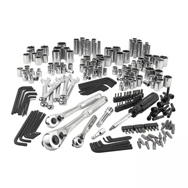 Craftsman 230-Piece Silver Finish Standard Metric Mechanics Tool Set 230 pc #165 3