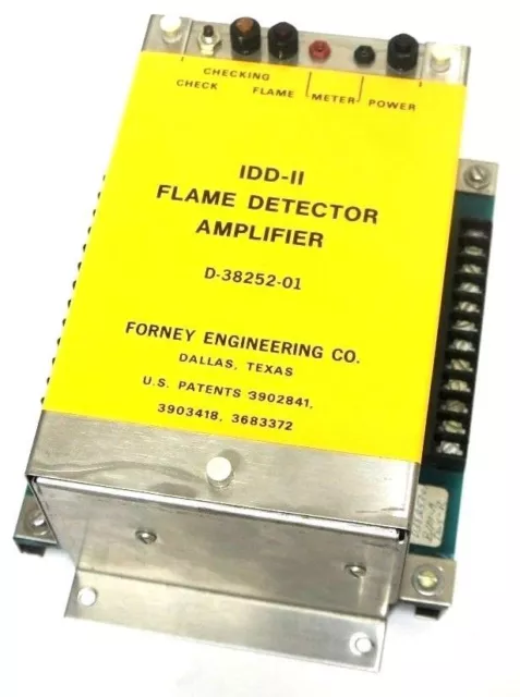 Forney Idd-Ii Flame Detector Amplifier D-38252-01 D3825201