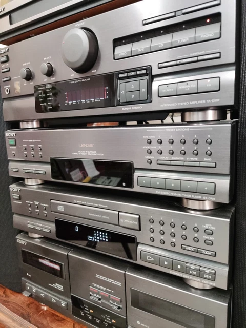EN PANNE, POUR pieces: Chaine hifi monobloc vintage SONY HCD-H550M