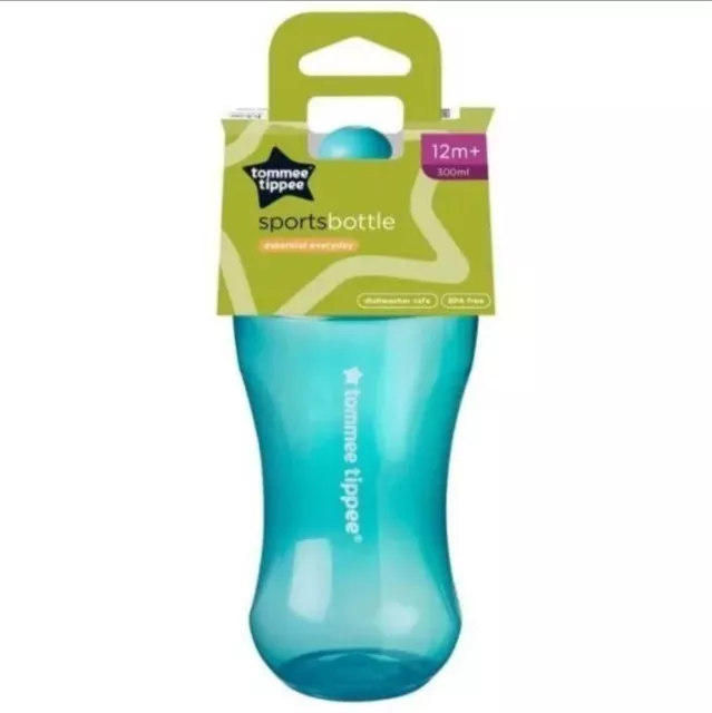 Tommee Tippee Essentials Free Flow Sports Bottle 300ml For 12 Months & Older