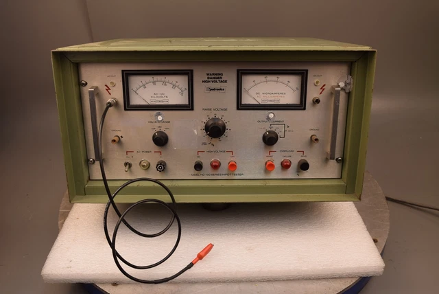Hipotronics HD-100 Hipot Insulation Tester 15Kv AC/DC dielectric ~GUARANTEED ! Hipotronics HD-100 Hipot Insulation Tester 15Kv AC/DC dielectric ~GUARANTEED !