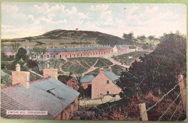 Vinegar Hill Enniscorthy Ireland  Vintage Postcard