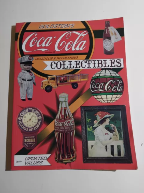 1993 GOLDSTEIN'S COCA COLA Collectibles  Reference Guide Book Coke Antiques