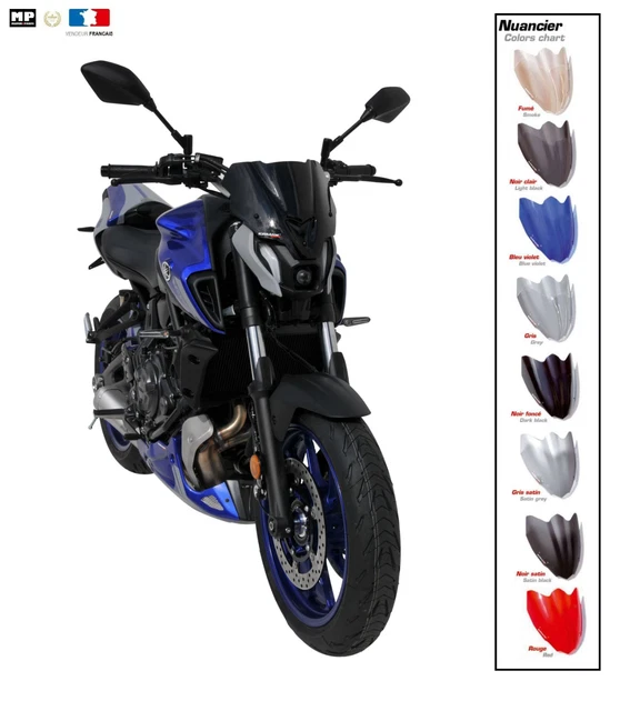Saute-vent Sport Ermax 27 Cm Pour Yamaha MT 125 (2014-2016) - Neuf, Réf. 0302XX123