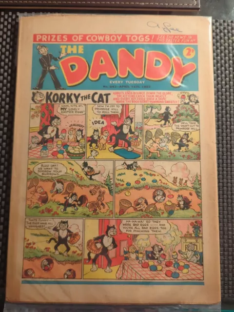 Dandy Comic #542 - April 12th 1952 Easter Edition