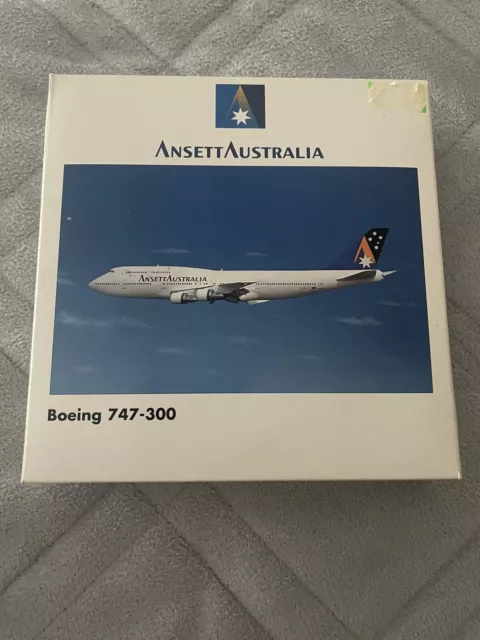 Herpa Aircraft Airlines 1/500 - Boeing 747 300 Ansett Australia