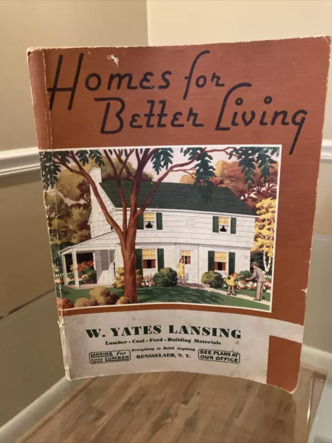 Homes For Better Living - 1941 National Plan Service USA Vintage Home Catalogue