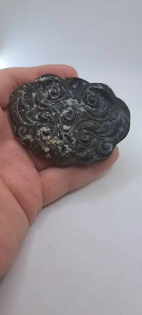 Chinese OLD Hongshan Stone / Jade Hand  Carved Amulet / pendant