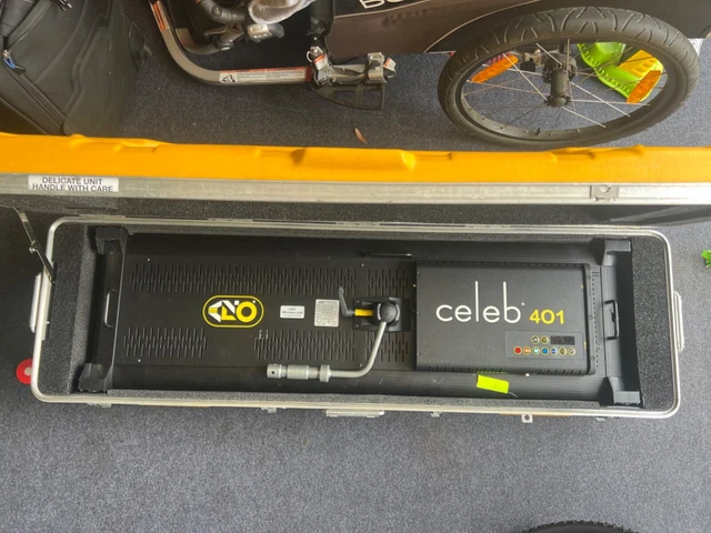 Kino Flo Celeb 401 DMX LED Light with heavy duty travel case with wheels. 