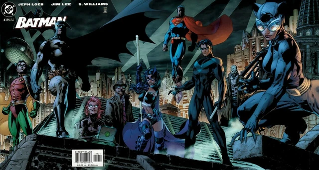 Batman #619(11/03)1:Hush In Costume(Catwoman/Robin/Superman)Jim Lee()9.4!!