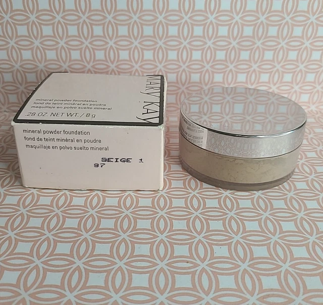 Base en polvo mineral Mary Kay 040987 - beige 1 nueva en caja / nueva en caja envío gratuito LEER