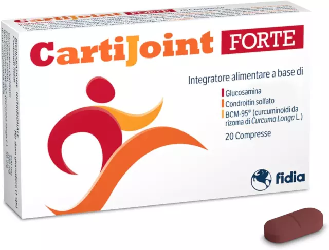 Fidia Farmaceutici Cartijoint FORTE - 20 Compresse, Integratore Alimentare per I