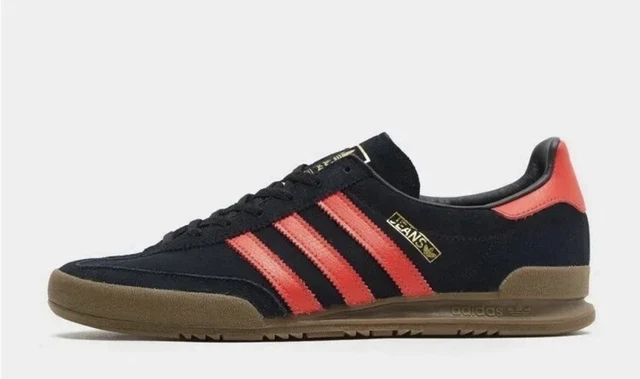 Red adidas jeans discount trainers