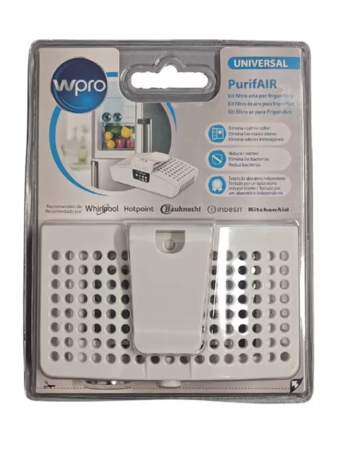 Wpro Purifair Filtre à Air Anti Odeur Et Anti Bactérien pour Réfrigérateur