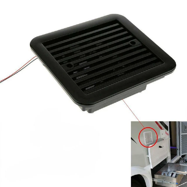 12V Fridge Vent Fan RV Trailer Caravan Side Air Ventilation Exhaust Fan Silence 2