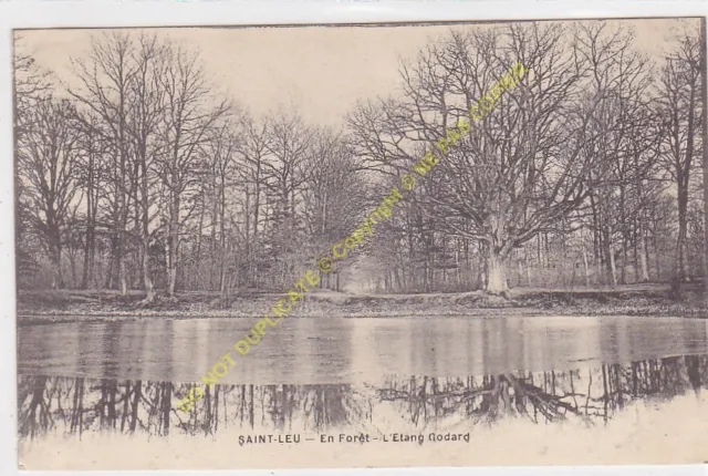CPA 95320 SAINT LEU LA FORET Godard Pond 1919