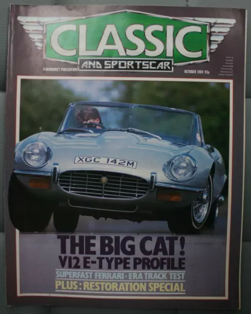 Classic & SportsCar, Oct' 1984: Series 3 E-Type, Ferrari Superfast, Lotus Elan