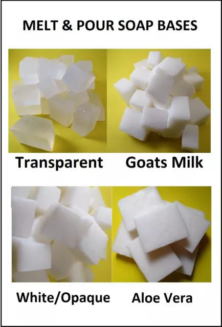 White Opaque Melt and Pour Soap Making Base with Goats Milk SLS Free