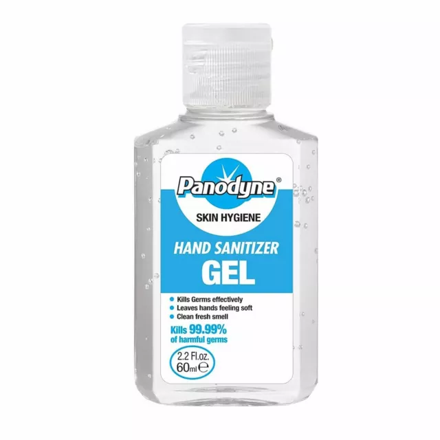 Instant Handdesinfektionsgel 12 x 60ml 70% Alkohol tötet 99,9% Bakterien & Keime 2