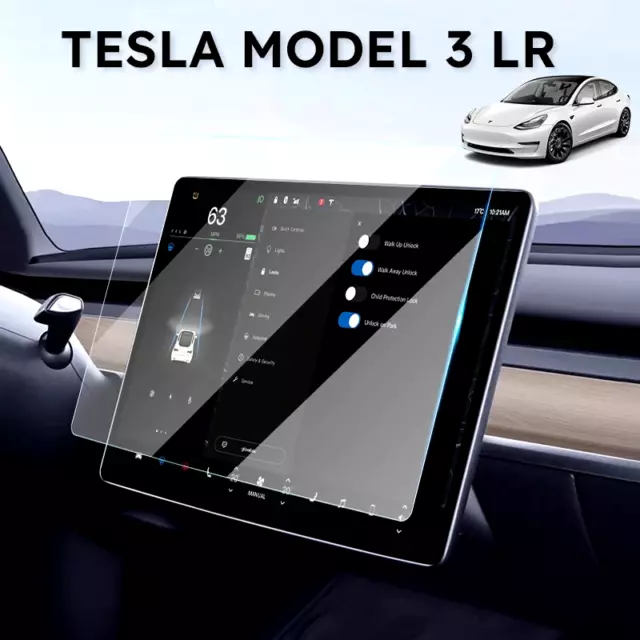 Display Panzerfolie Schutzglas für Tesla Model 3/Y Long Range LR2022 Panzerglass