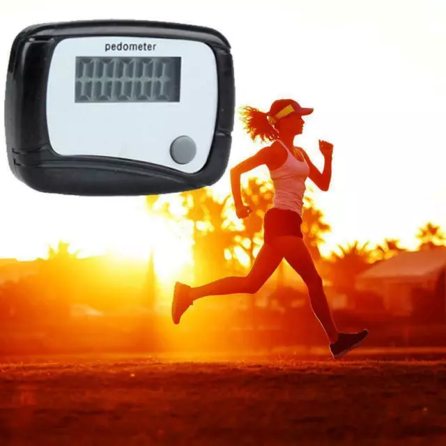 LCD Digital Schritt Schrittzähler Walking Kalorienzähler Clip Distanz Run N3M1