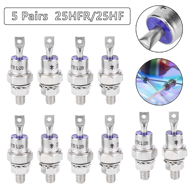 Electrical Equipment Rectifier Diode Kits Tools 4mm 5 Pairs Hot Sale New