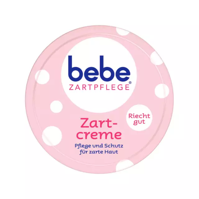 3x 150 ml bebe Zartpflege Zartcreme Pflege & Schutz für zarte Haut guter Duft