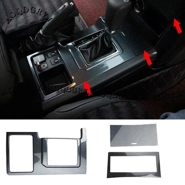 Panneau De Levier De Vitesse En Fibre De Carbone Pour Toyota RAV4 2014-2019 | Garniture Intérieure Style Carbone