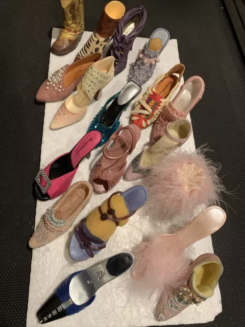 Lot of 18 Women's Just the Right Shoe Mini Collectible Figurines