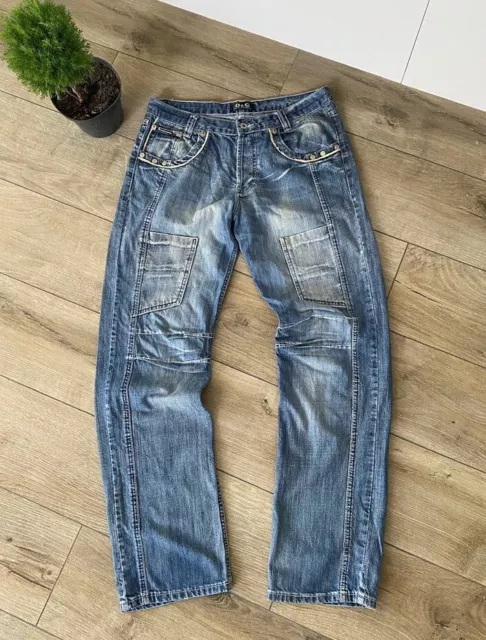 Vintage Dolce & Gabbana Multipocket Avantgarde Denim Jeans Pants