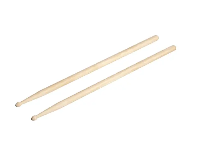 Pair 7A Maple Wood Drumsticks Lightweight Endearing Music Oval Tip Drum Sticks W