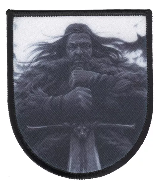 Wikinger mit Schwert Wappen"Aufnäher/Patch" Nordmänner/Norden/Krieger/Viking