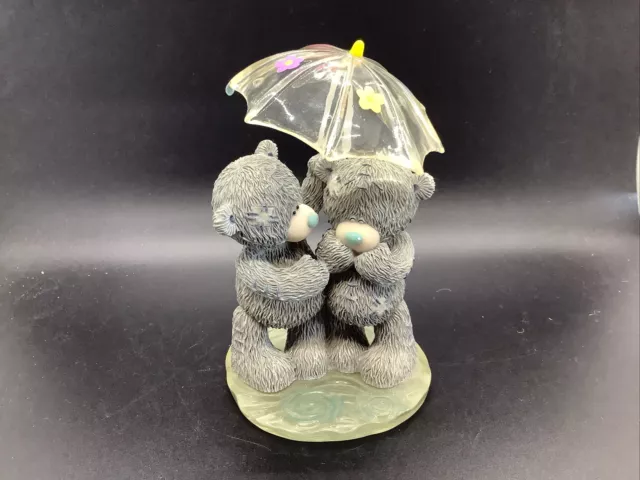 Me To You Figurine Ornament Figure Rare Retired Umbrella Always Together Damaged