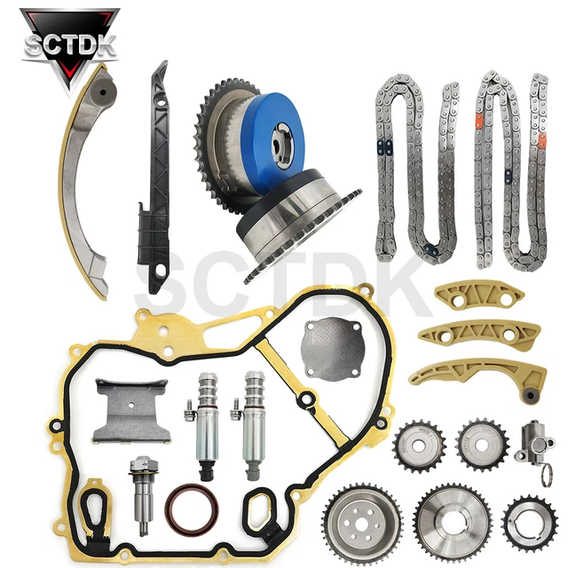 TIMING CHAIN KIT VCT Selenoid Actuator Gear Gasket For GM Ecotec L850 2