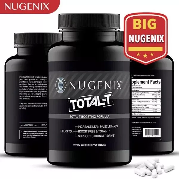 Nugenix Total-T Testosterone Booster - 60/90/120 Capsules